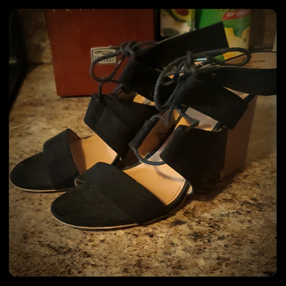 Lace up heels
